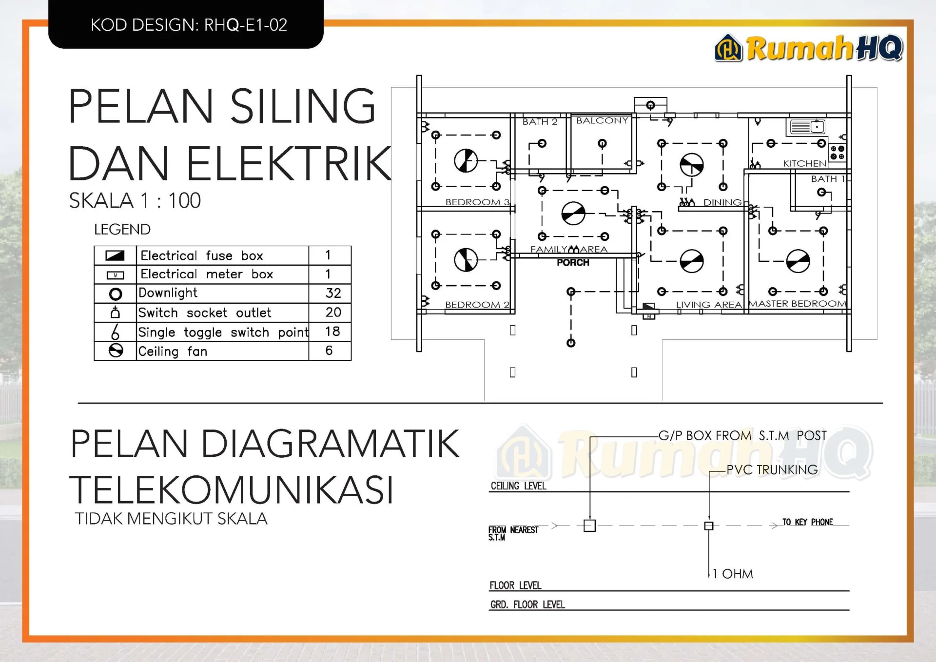 Rekabentuk Design Rumah RHQ E1 02 15