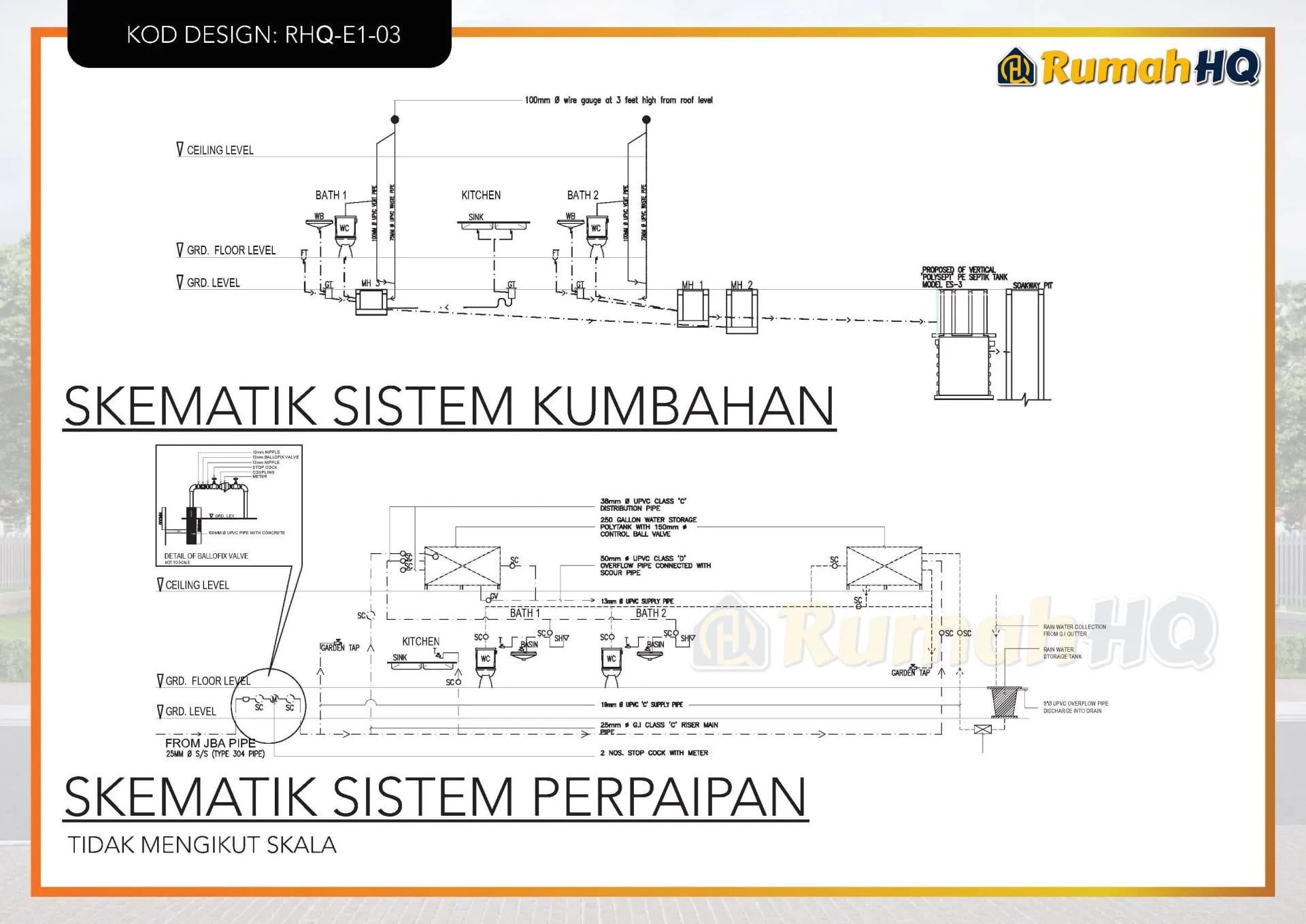 Rekabentuk Design Rumah RHQ E1 03 16