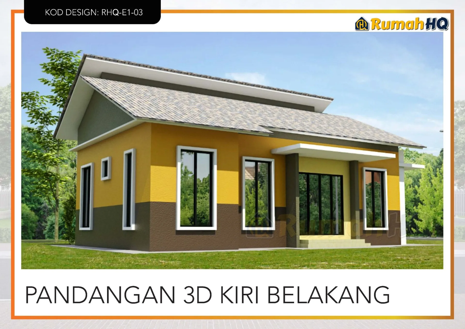 Rekabentuk Design Rumah RHQ E1 03 5