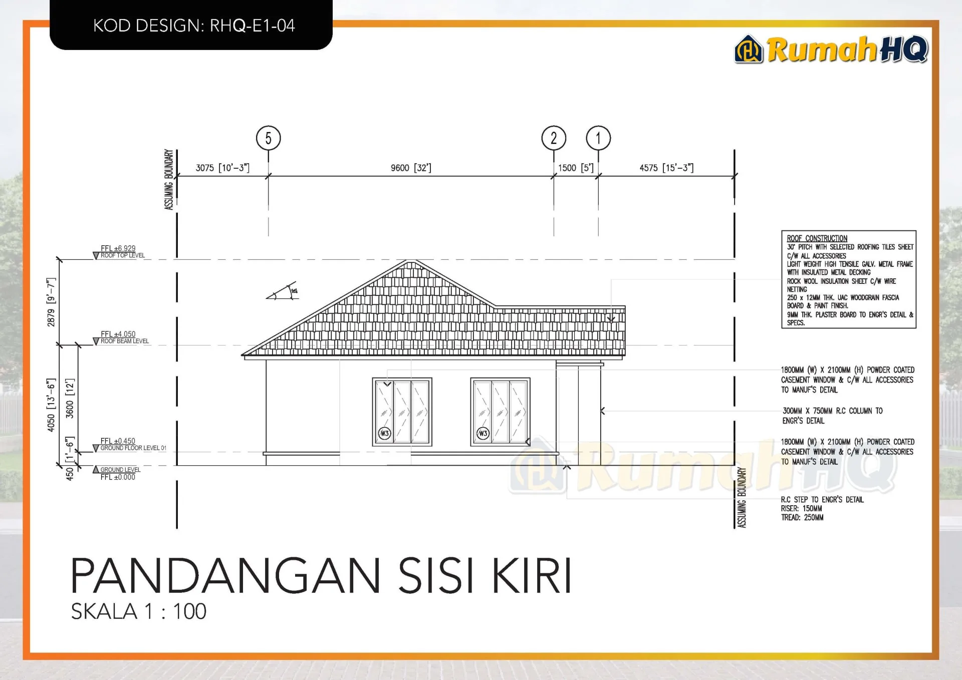 Rekabentuk Design Rumah RHQ E1 04 13