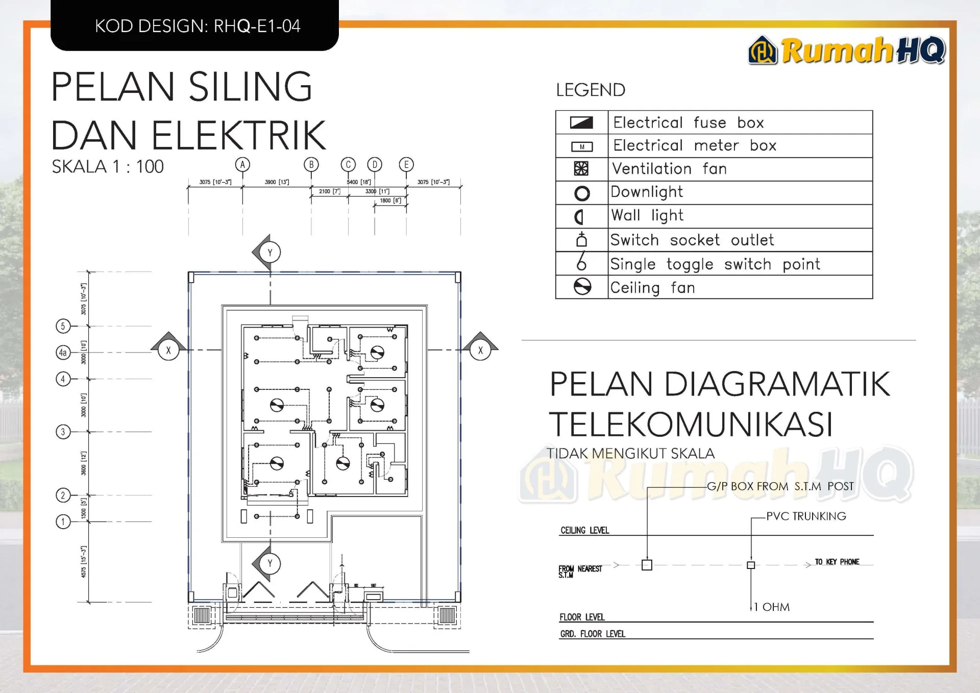 Rekabentuk Design Rumah RHQ E1 04 15