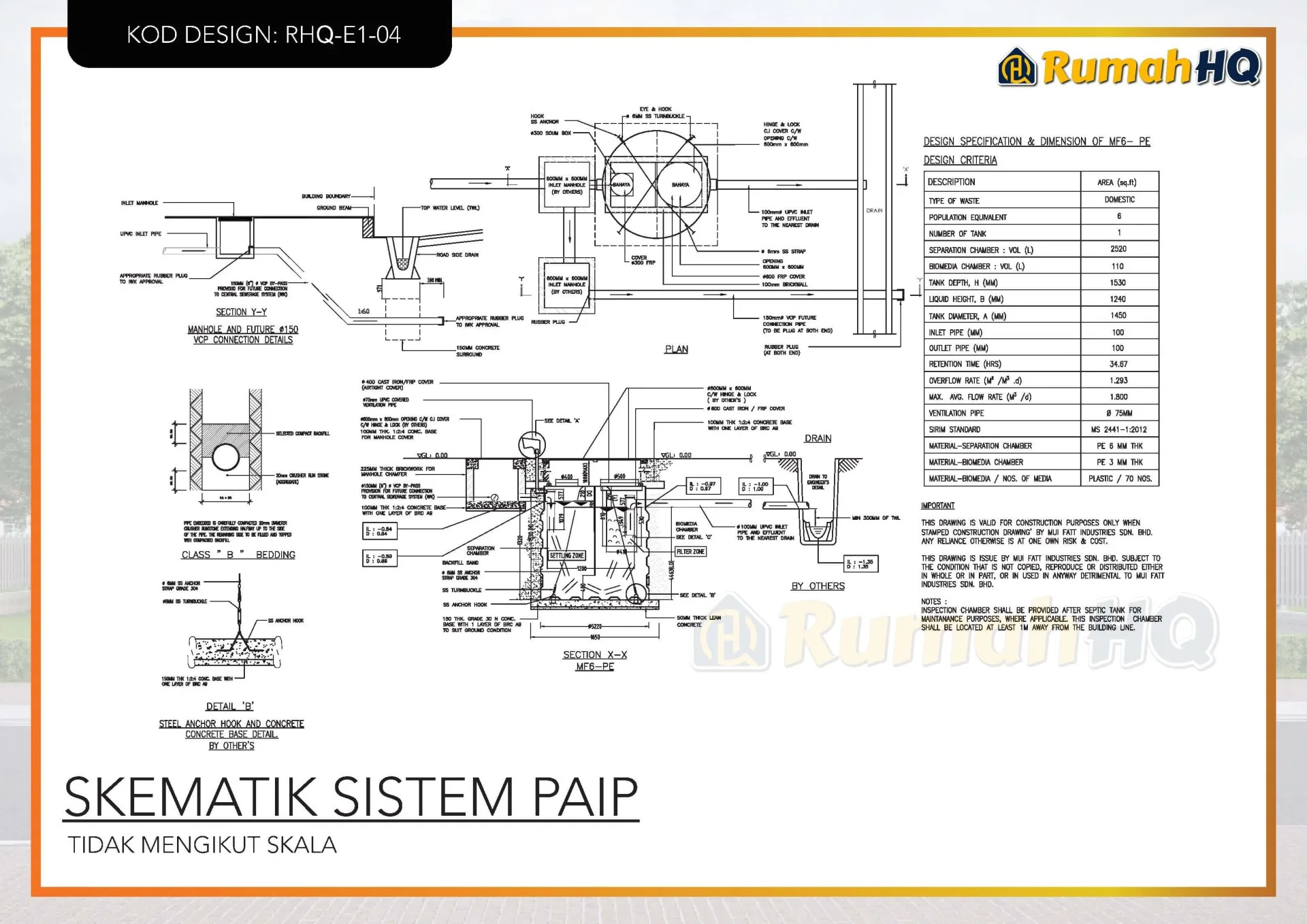 Rekabentuk Design Rumah RHQ E1 04 17