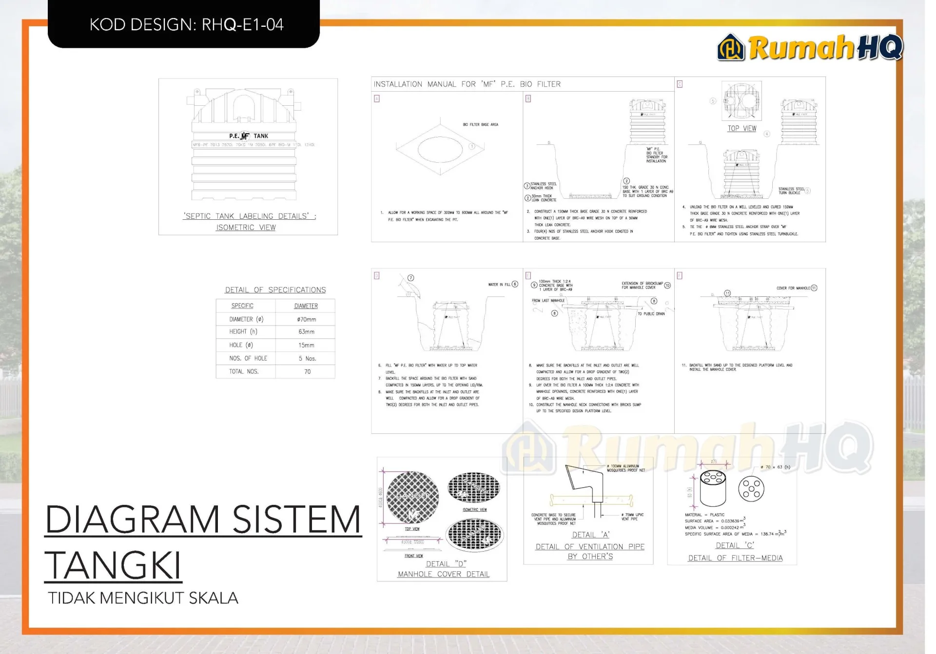 Rekabentuk Design Rumah RHQ E1 04 18