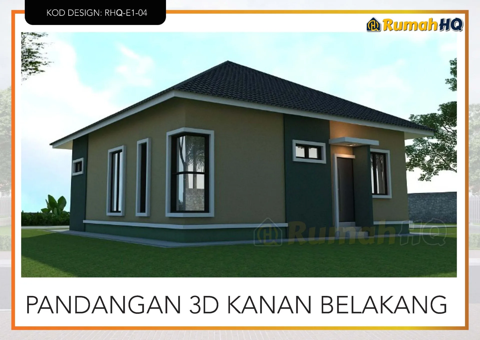 Rekabentuk Design Rumah RHQ E1 04 4