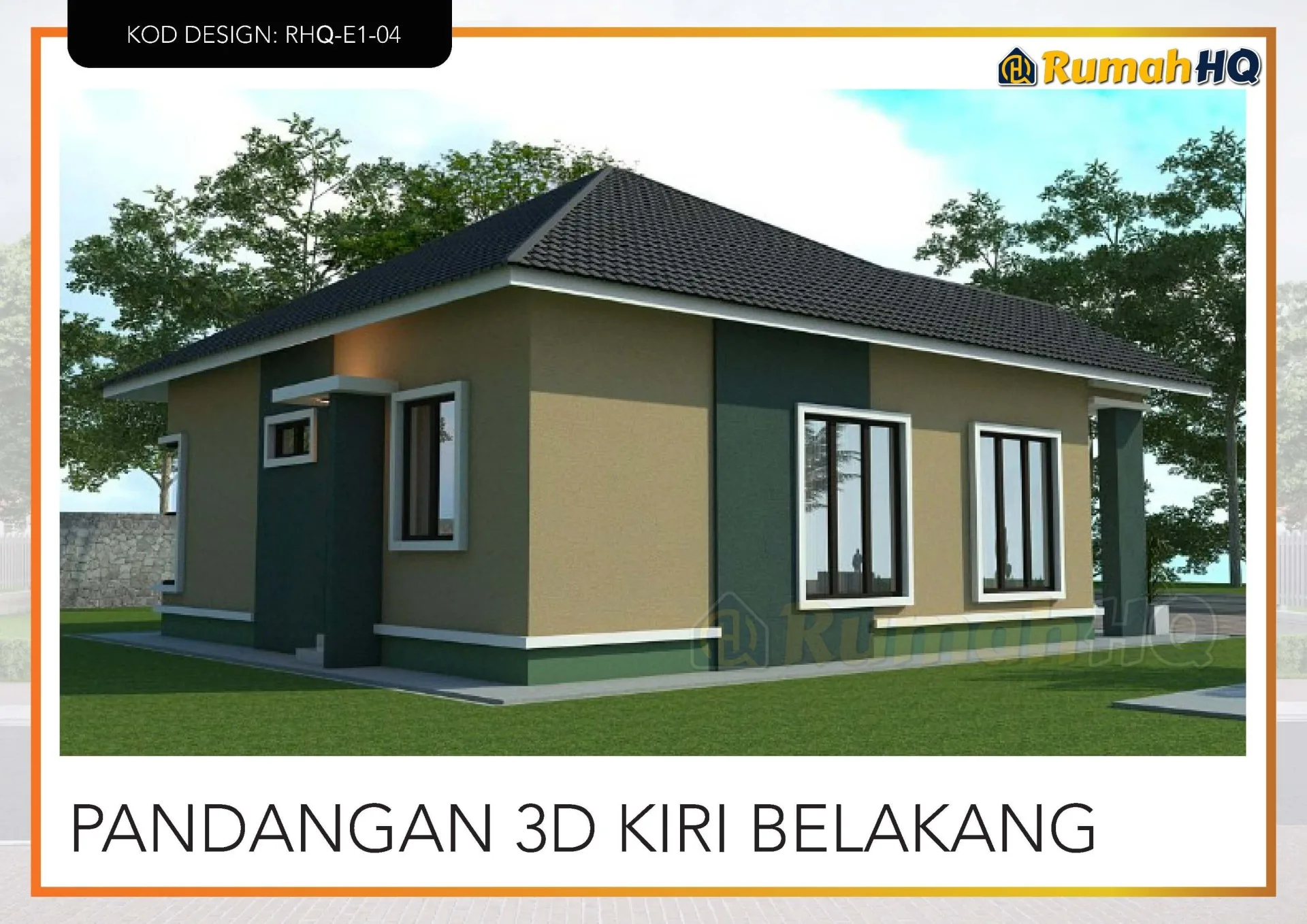 Rekabentuk Design Rumah RHQ E1 04 5