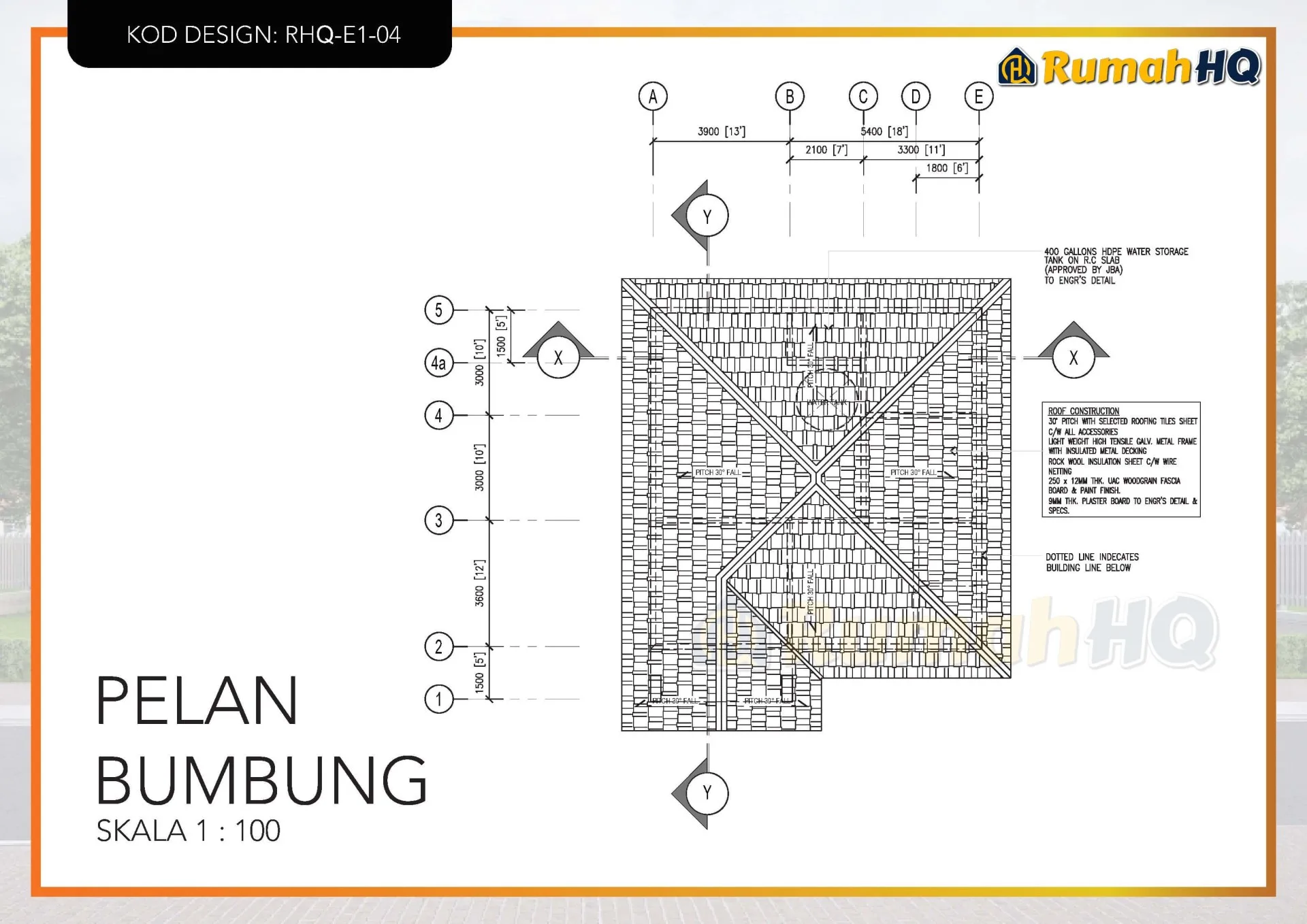 Rekabentuk Design Rumah RHQ E1 04 7