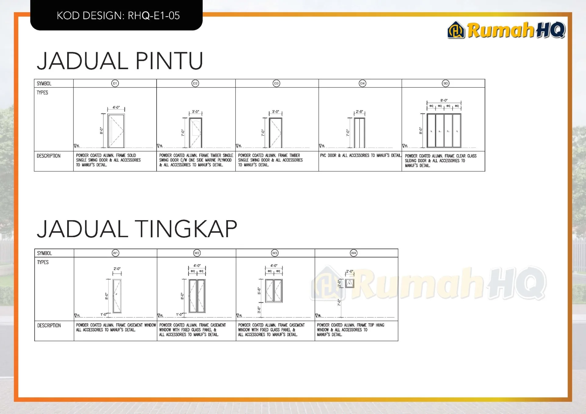 Rekabentuk Design Rumah RHQ E1 05 14