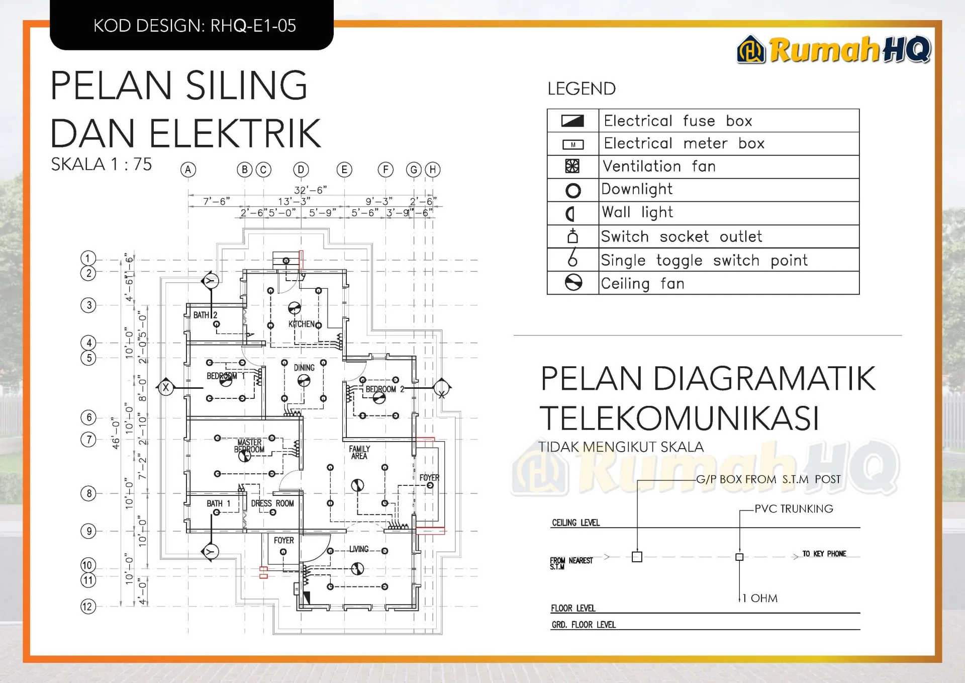 Rekabentuk Design Rumah RHQ E1 05 15