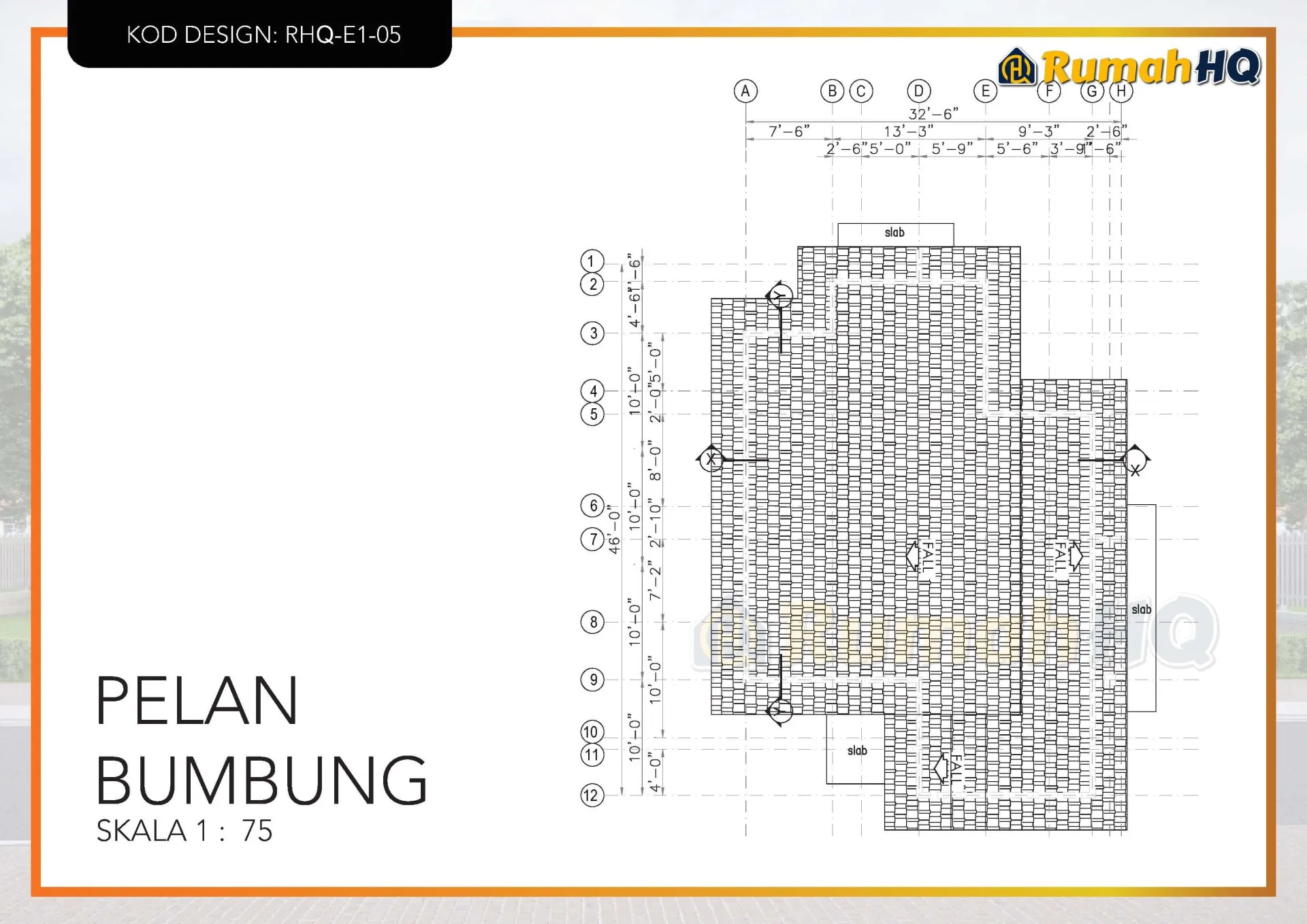 Rekabentuk Design Rumah RHQ E1 05 7