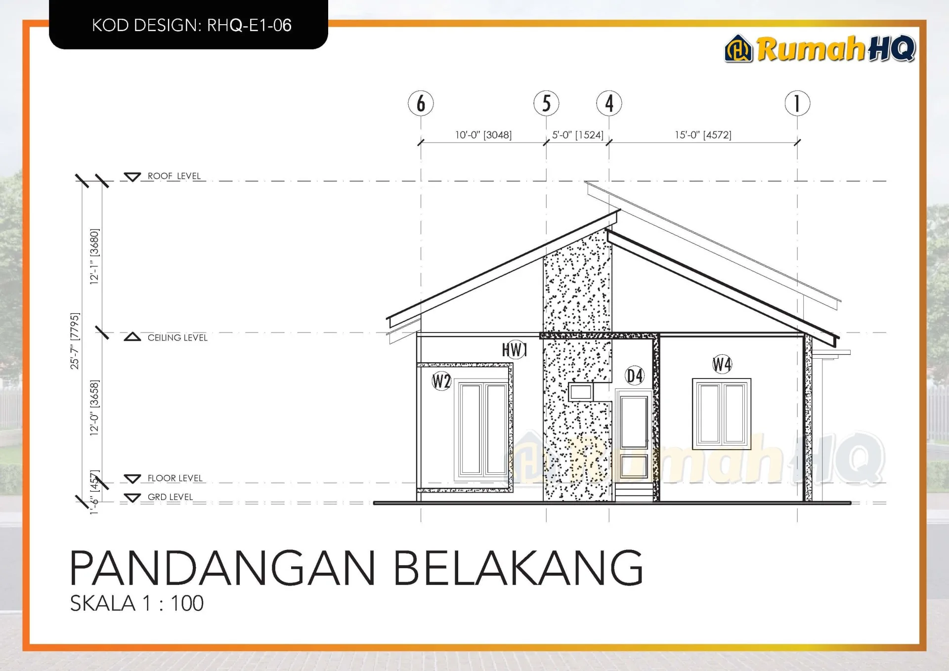 Rekabentuk Design Rumah RHQ E1 06 12