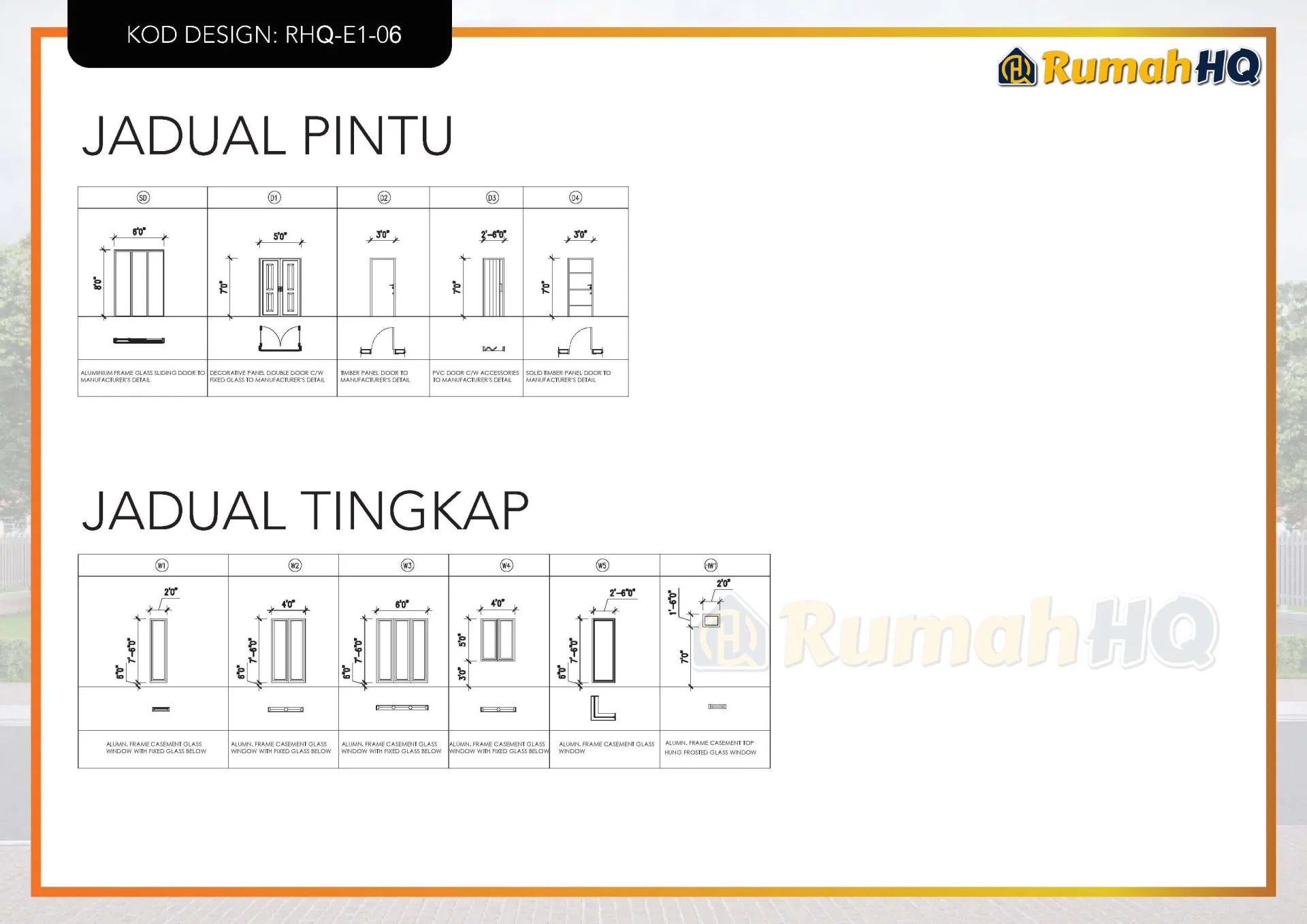 Rekabentuk Design Rumah RHQ E1 06 14