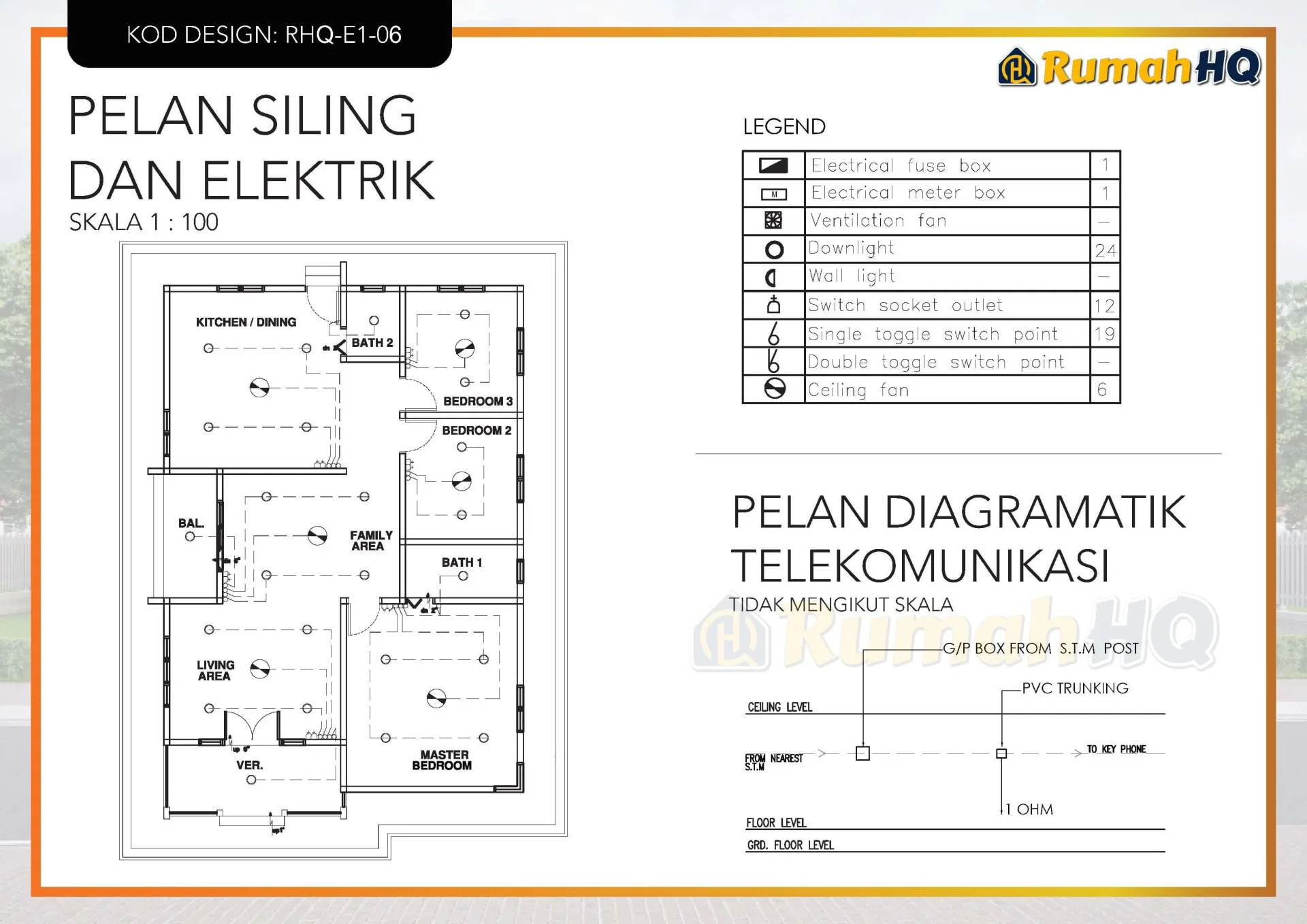 Rekabentuk Design Rumah RHQ E1 06 15