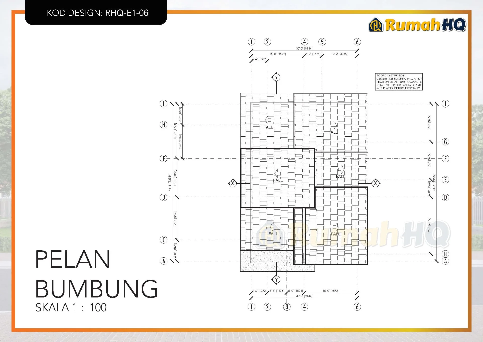 Rekabentuk Design Rumah RHQ E1 06 7