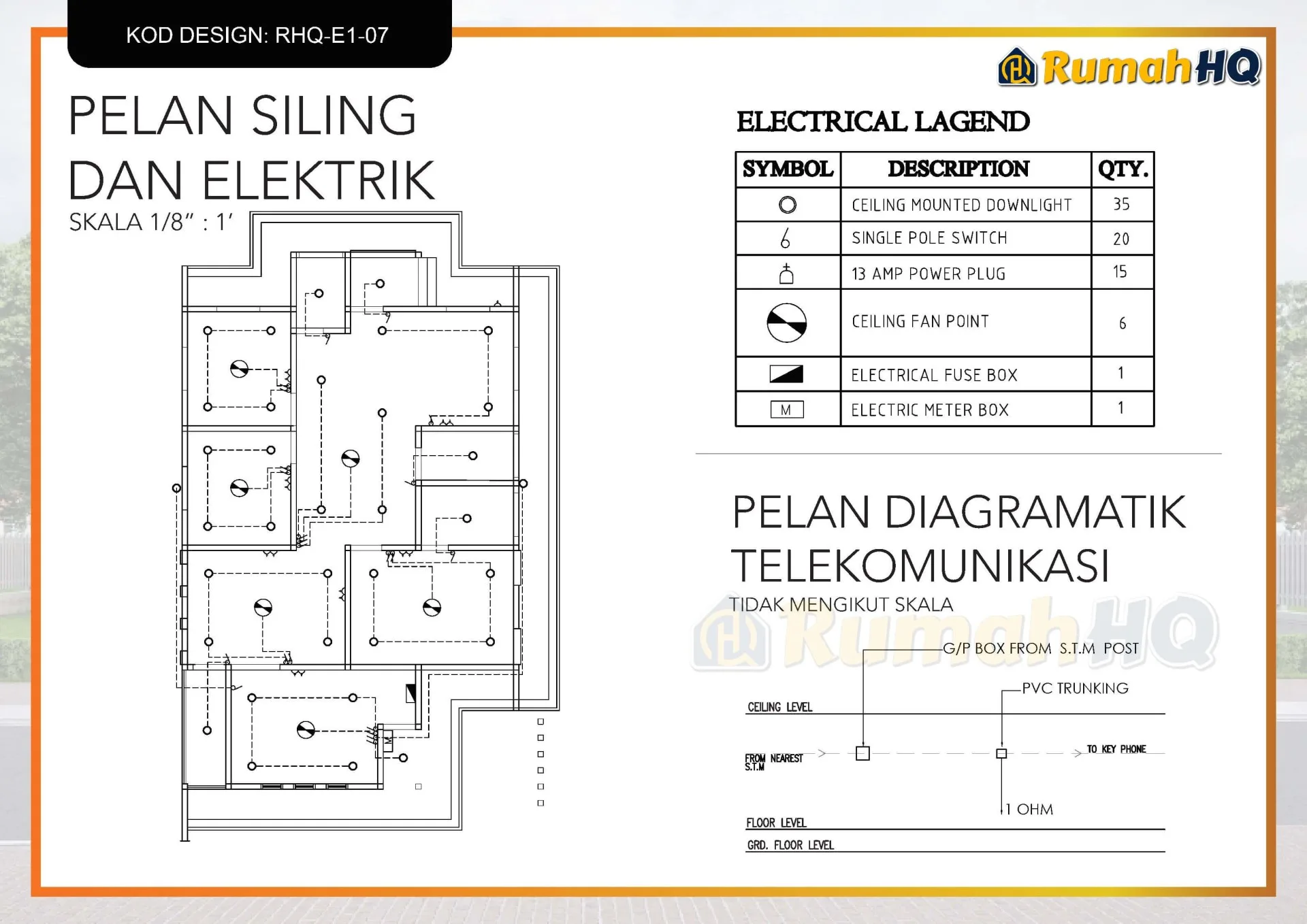 Rekabentuk Design Rumah RHQ E1 07 15