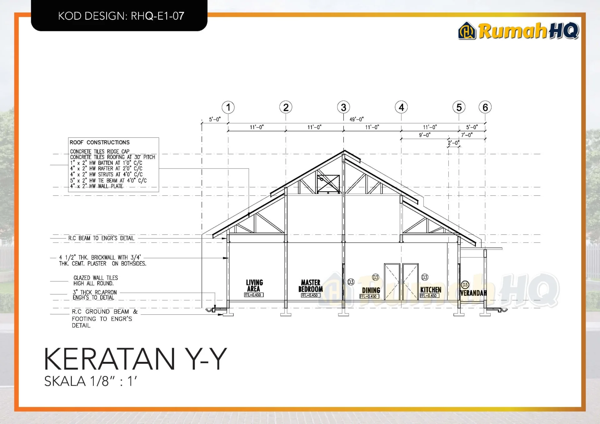 Rekabentuk Design Rumah RHQ E1 07 9