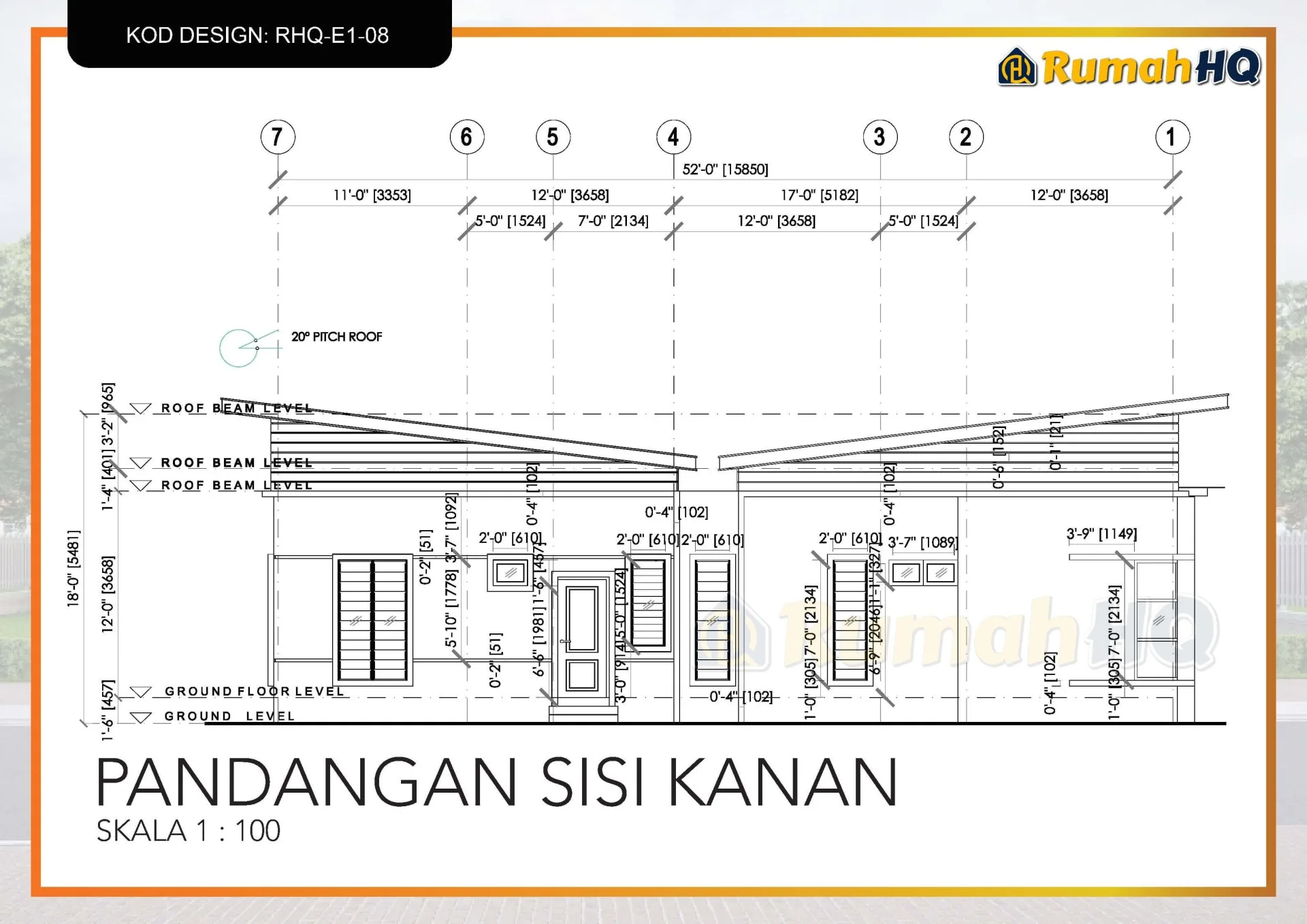 Rekabentuk Design Rumah RHQ E1 08 11