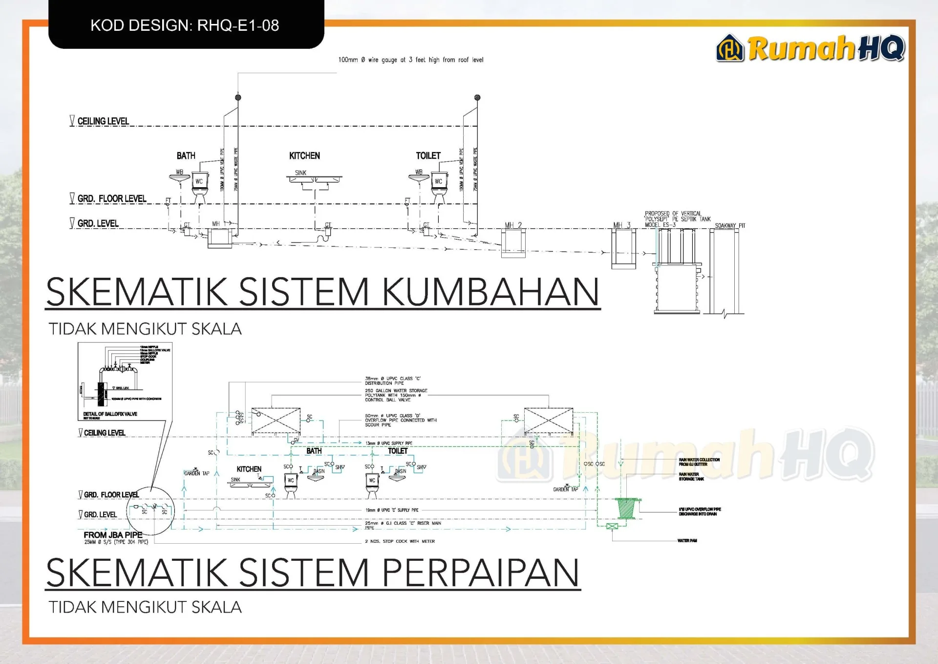 Rekabentuk Design Rumah RHQ E1 08 16