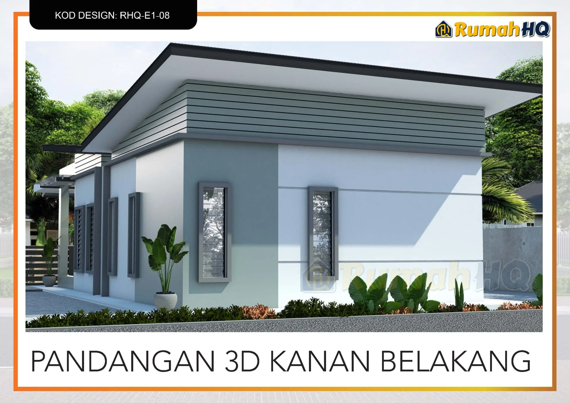 Rekabentuk Design Rumah RHQ E1 08 4