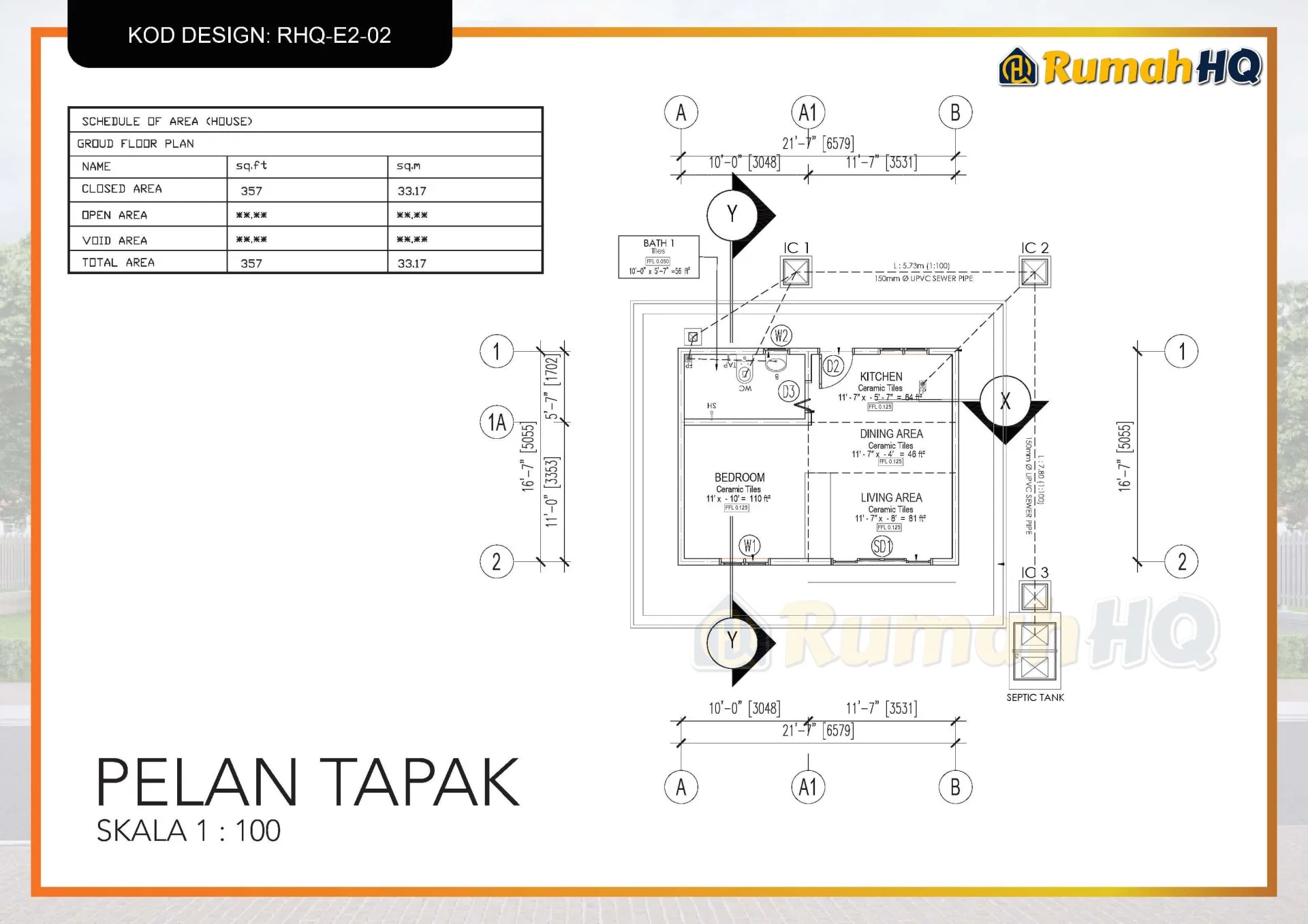 Rekabentuk Design Rumah RHQ E2 02 6