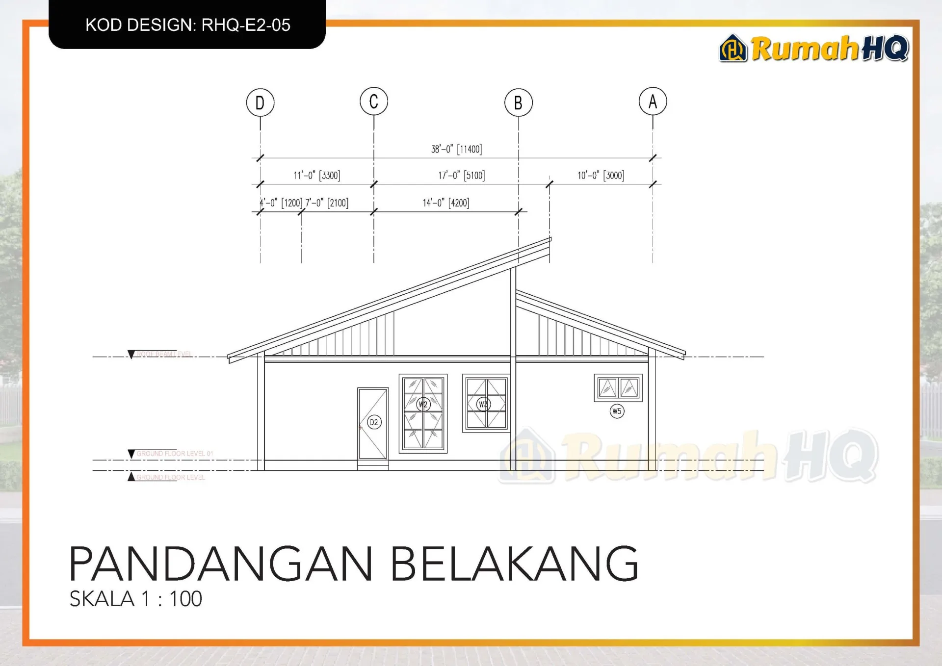 Rekabentuk Design Rumah RHQ E2 05 12