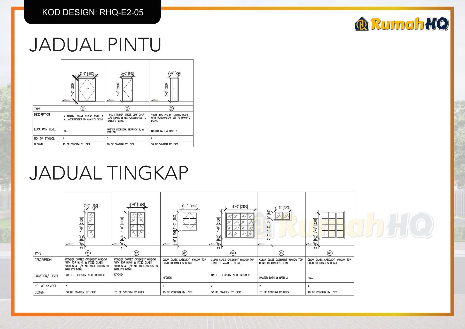 Rekabentuk Design Rumah RHQ E2 05 14