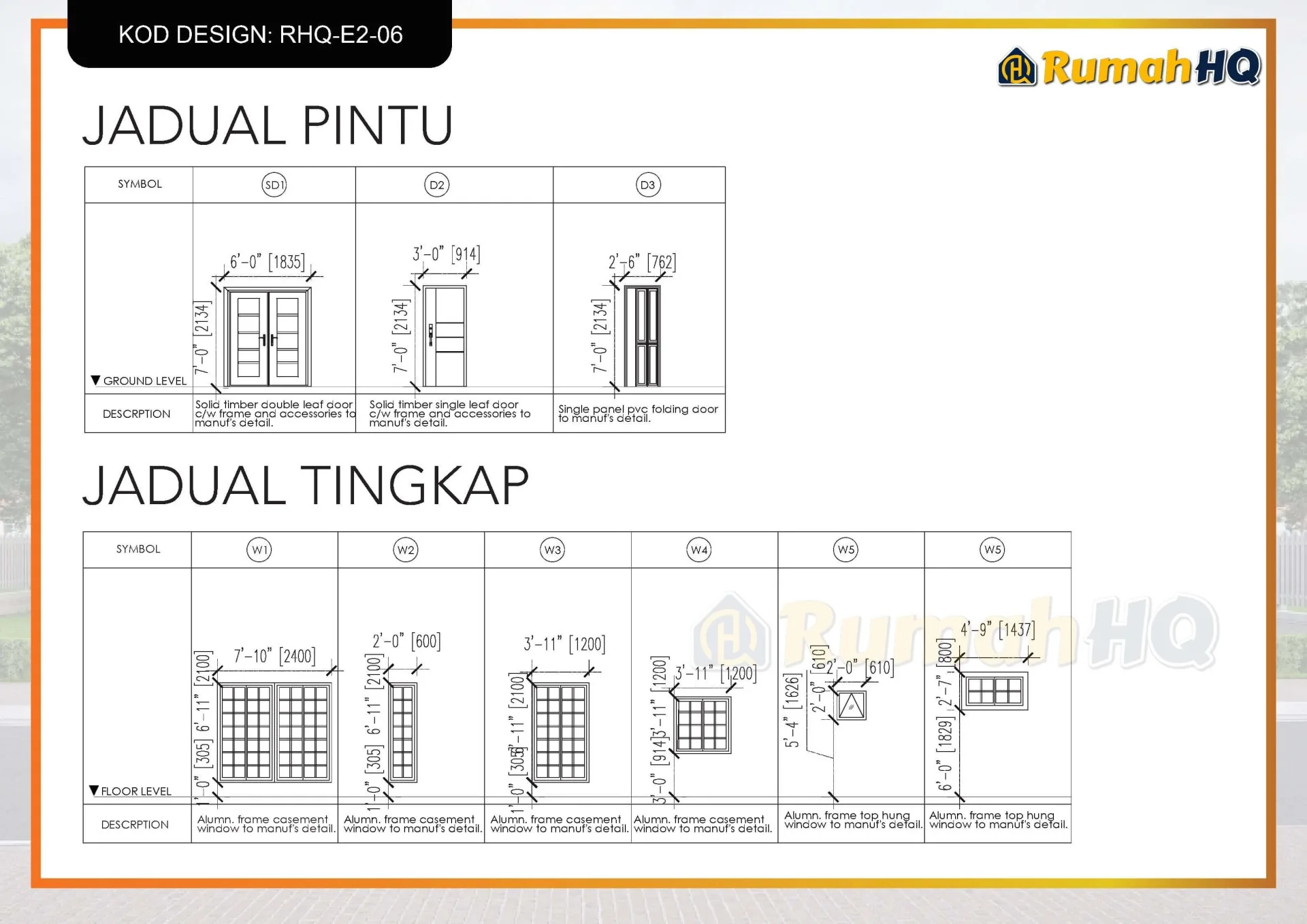 Rekabentuk Design Rumah RHQ E2 06 14