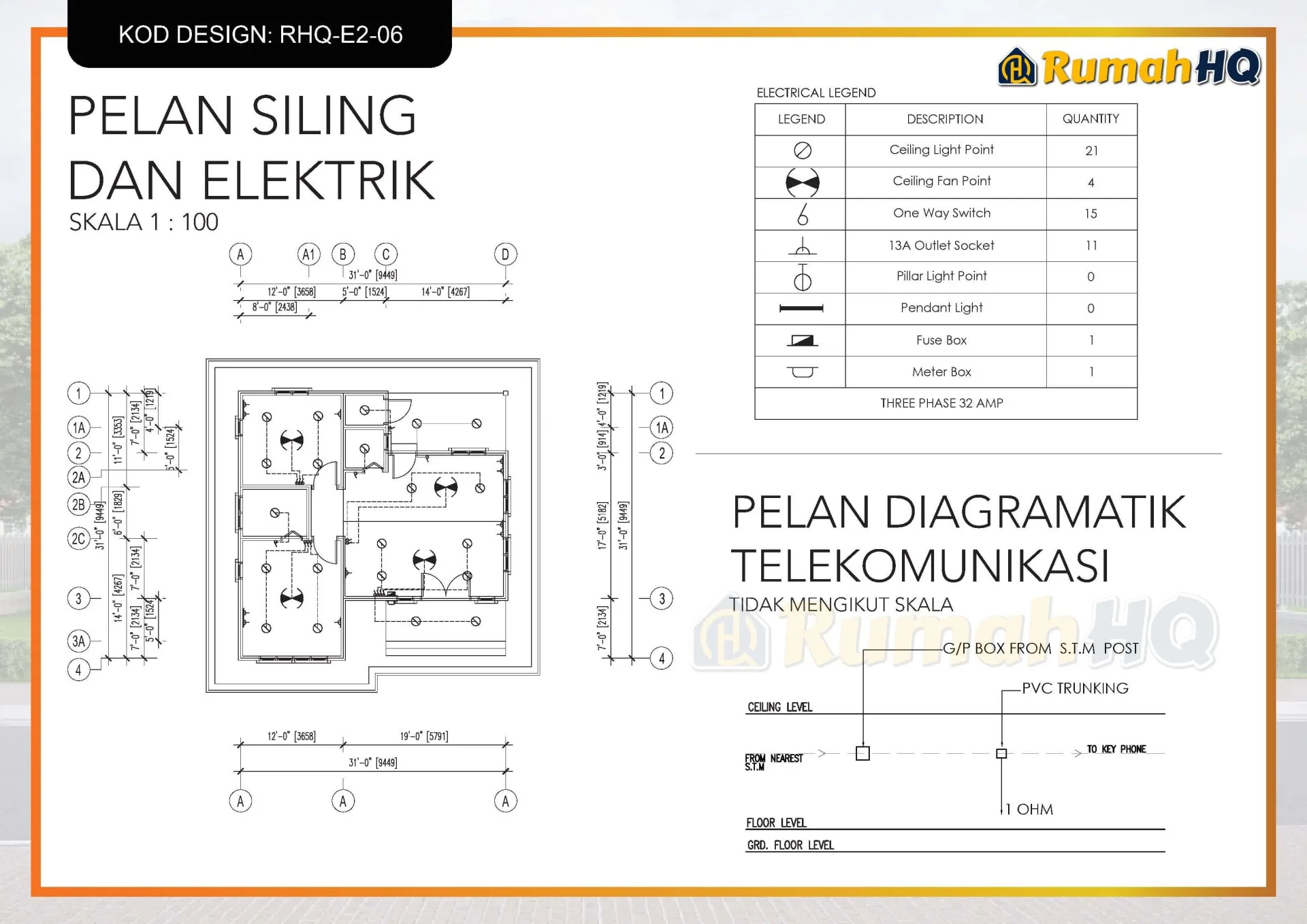 Rekabentuk Design Rumah RHQ E2 06 15