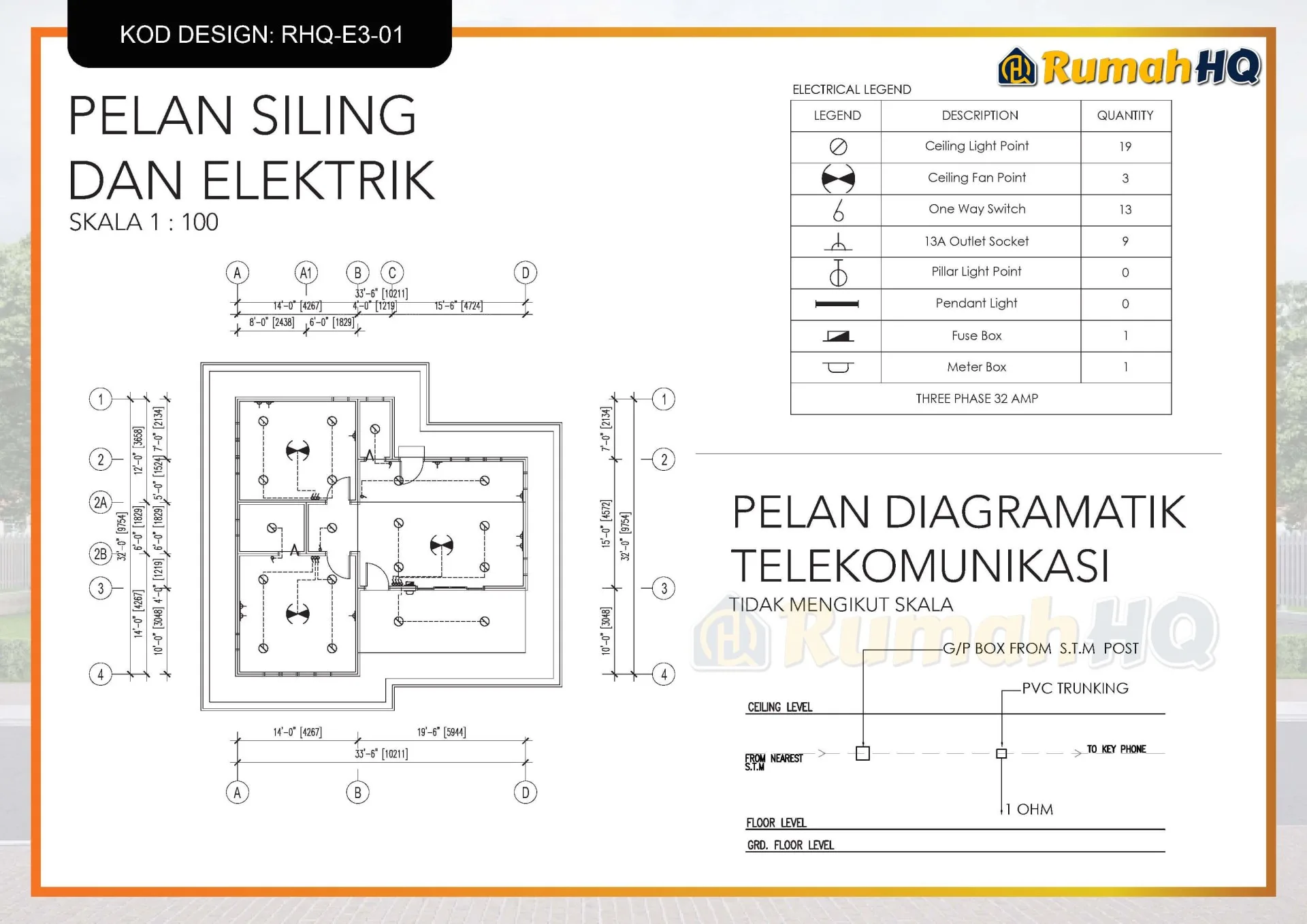 Rekabentuk Design Rumah RHQ E3 01 15