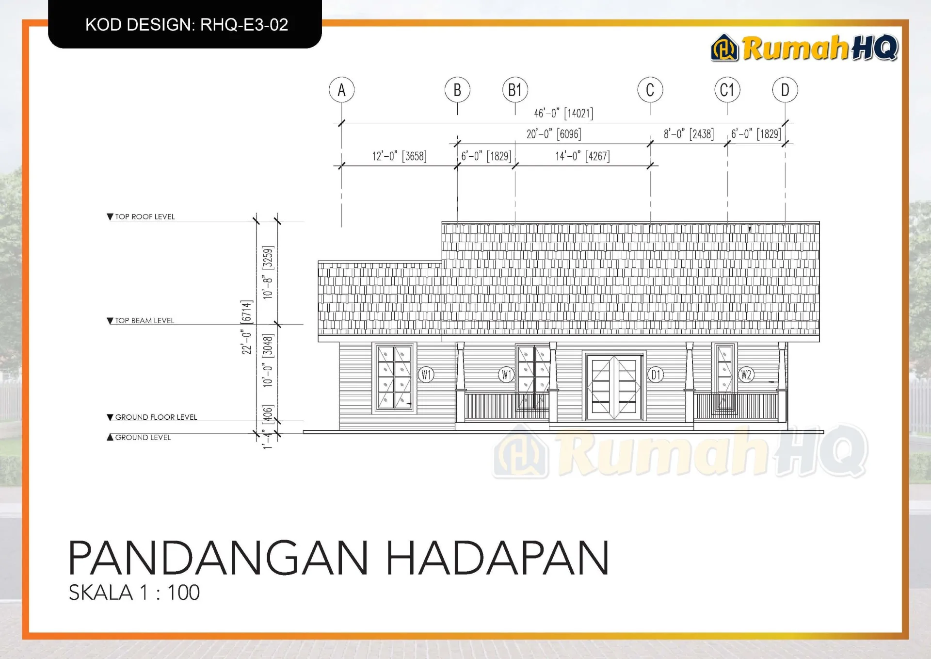 Rekabentuk Design Rumah RHQ E3 02 10