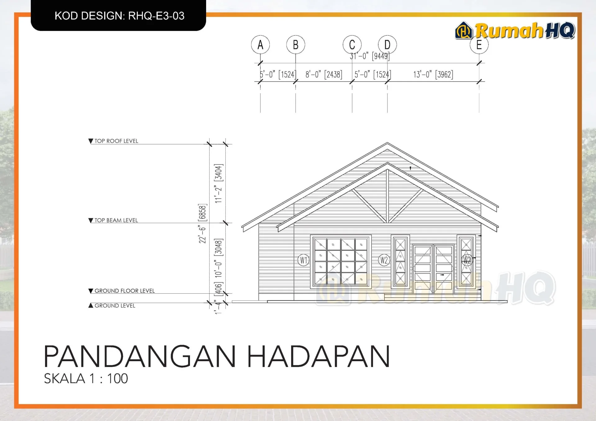 Rekabentuk Design Rumah RHQ E3 03 10