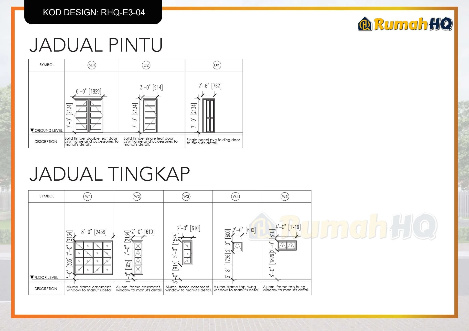 Rekabentuk Design Rumah RHQ E3 04 14