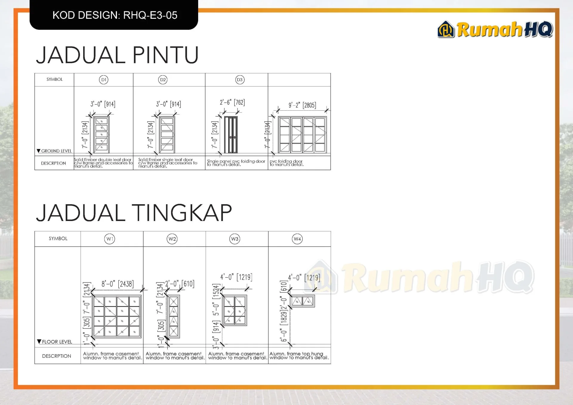 Rekabentuk Design Rumah RHQ E3 05 14