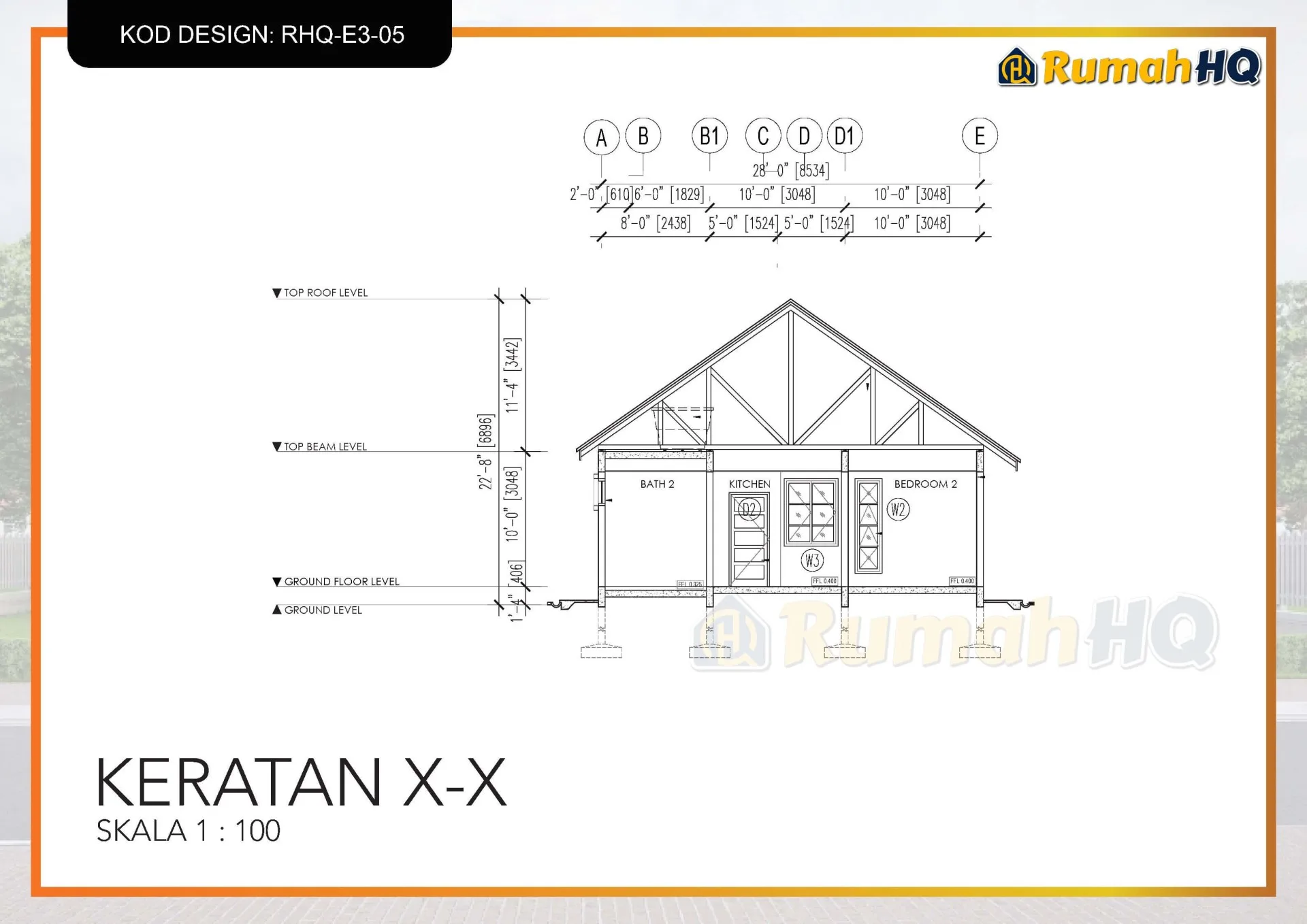 Rekabentuk Design Rumah RHQ E3 05 8