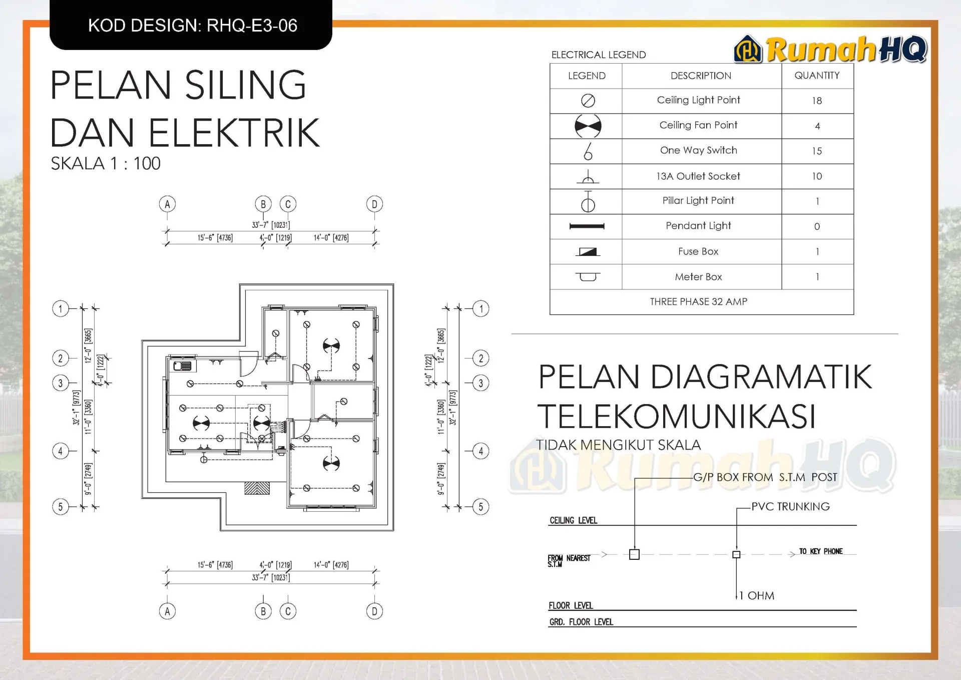 Rekabentuk Design Rumah RHQ E3 06 15