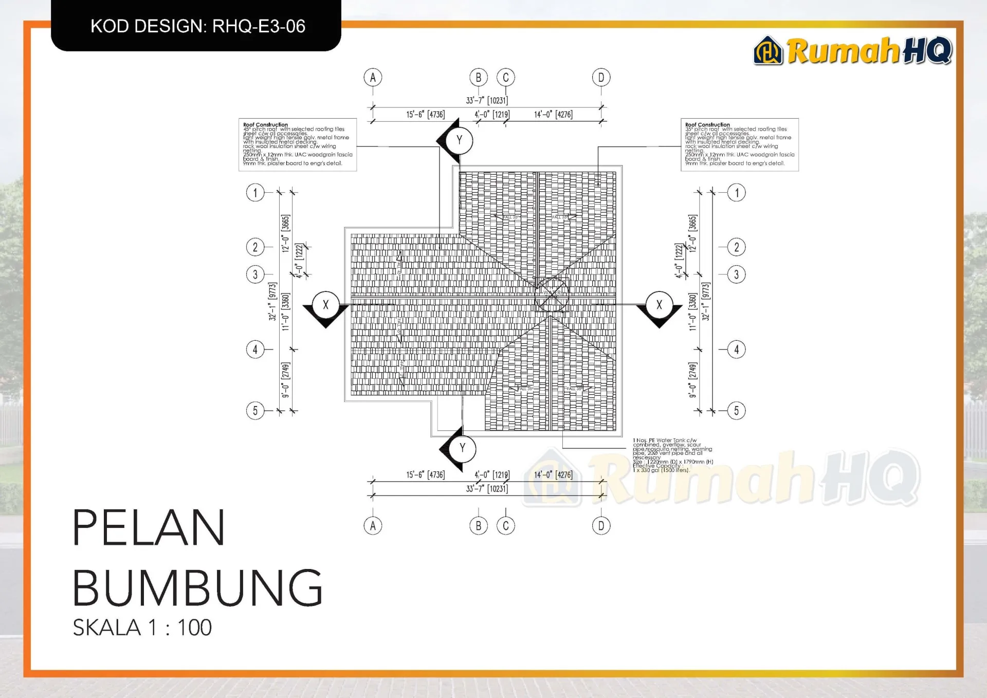 Rekabentuk Design Rumah RHQ E3 06 7